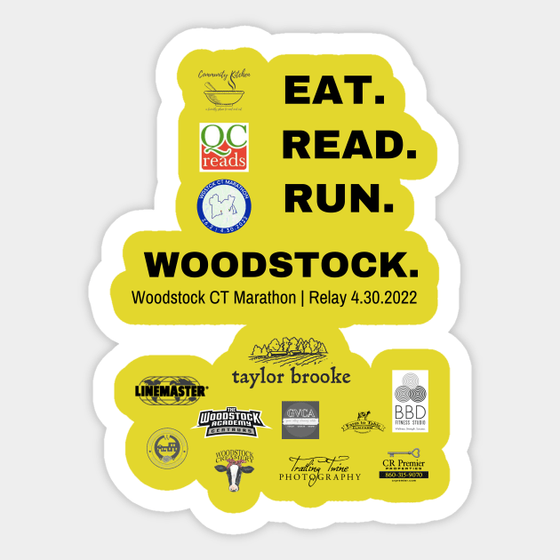 wdstck marathon Sticker by Woodstock CT Marathon